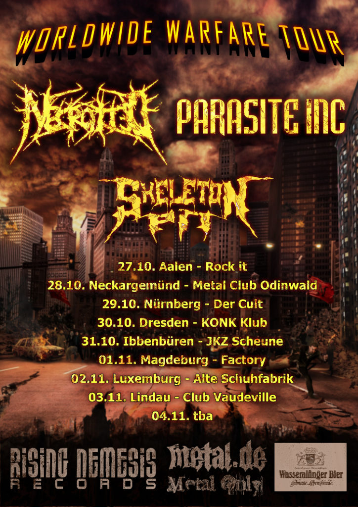 Das Necrotted Interview Zum Neuen Album Worldwide Warfare Und Der