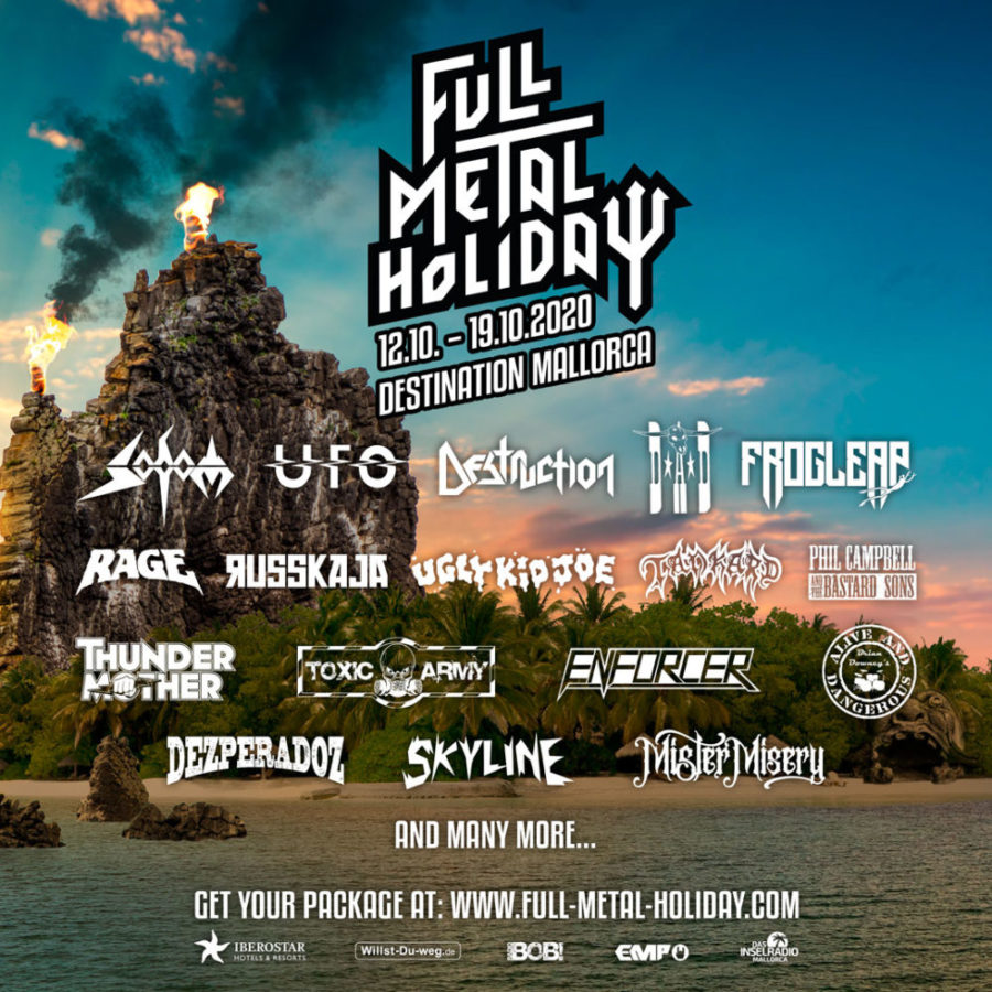 Full Metal Holiday 2020 Destination Mallorca kündigt weitere Bands an