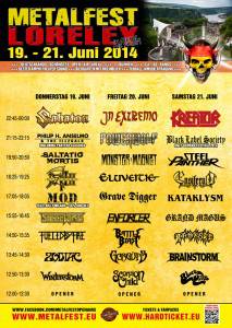 Metalfest Runningorder 2014 - Stand 28.04