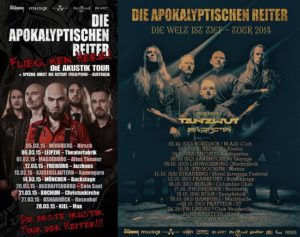 Die Apokalyptischen Reiter - Poster Tours 2014-2015