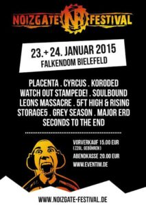 Noizagte Festival Januar 2015 Flyer