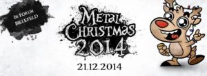 Metal Christmas 2014 Banner Stand 05.12.14