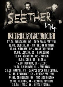 Konzertplakat Seether European Tour 2015 (740x1024)