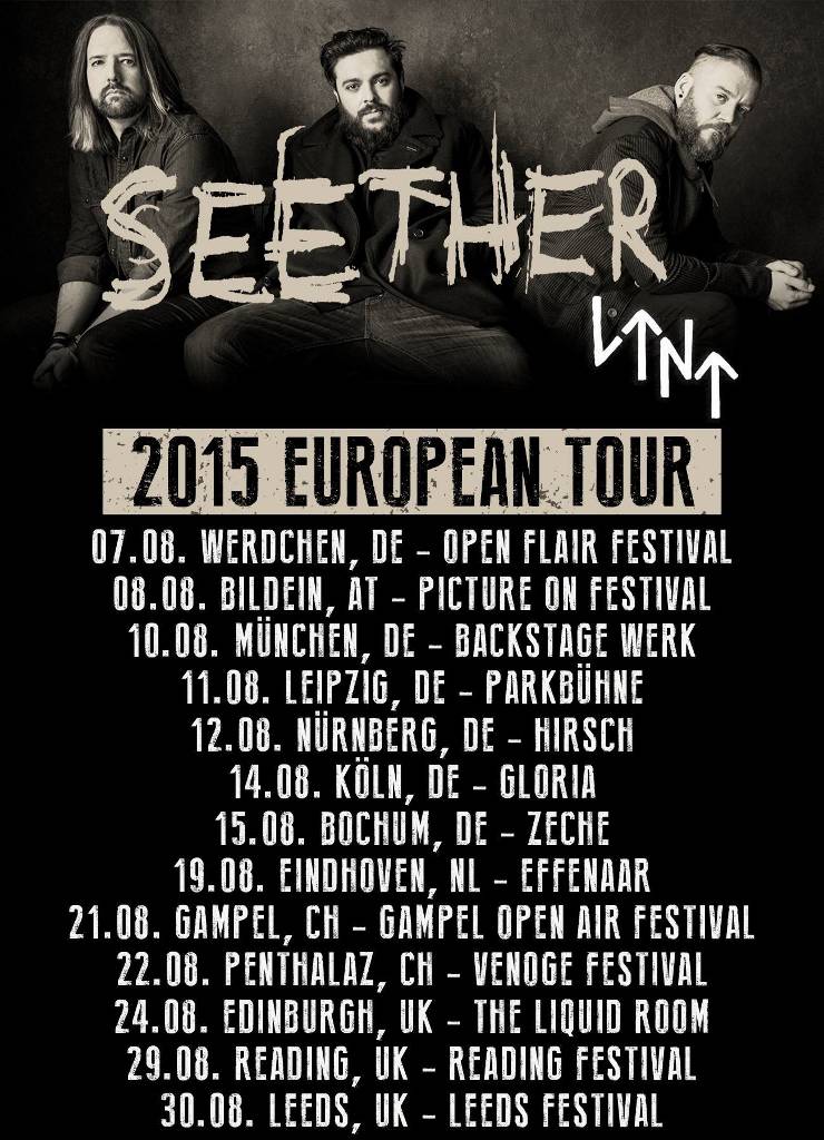 seether tour deutschland