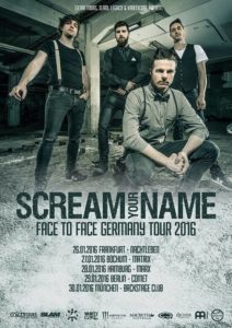 Scream your Name Tourplakat