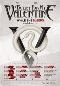 Bullet For My Valentine Europa Tour 2015 Oktober
