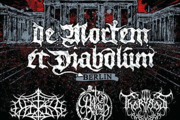 De Mortem Et Diabolum 2016 Berlin Metal Konzert mit Bands.