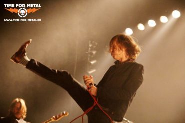 Refused auf der Bühne in Hamburg während des Konzerts am 05.12.2015.