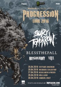 Progession Tour Bury Tomorrow 2016
