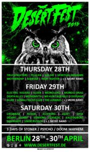 Desertfest Poster Stand 022016