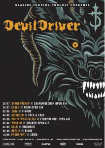 DevilDriver Tourposter März 2016