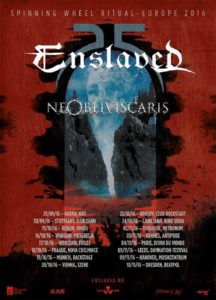Enslaved 25 Tour 2016 Poster