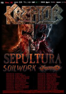 Kreator Sepultura Soilwork Aborted - Tour 2016
