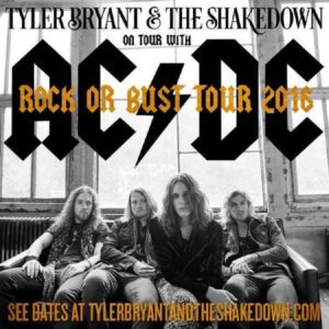 Tyler Bryant & The Shakedown ACDC Tour
