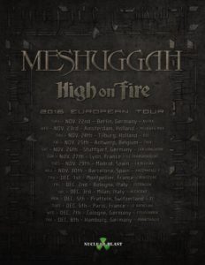 meshuggah - tour2016