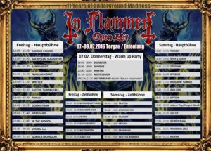 in flammen 2016 running order 19.06