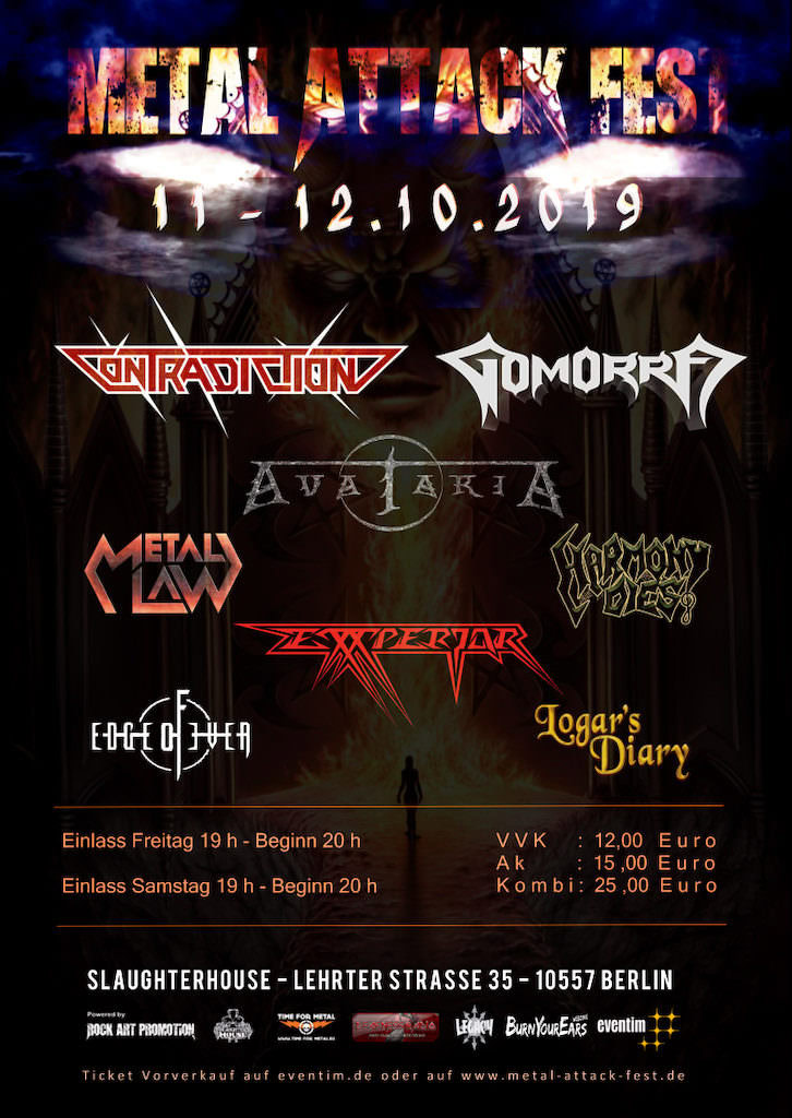 Metal Attack Fest 2019: kleine Änderung im Billing – Time For Metal ...