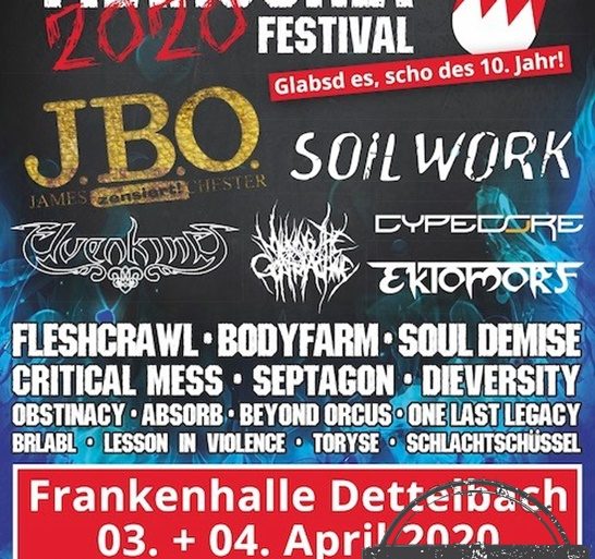 Metal Frankonia Festival 2020 abgesagt