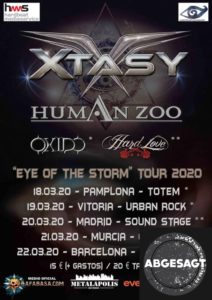 Human Zoo Eye Of The Storm Tour 2020