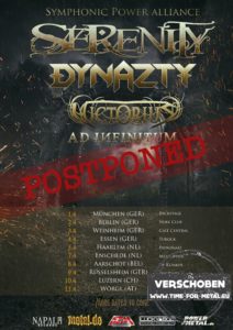 Symphonic Power Alliance Tour 2020 Derenity, Dynazty, Victorius, Ad Infinitum