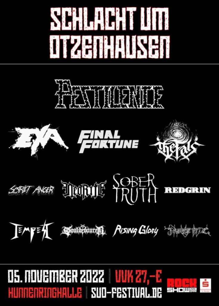 Schlacht Um Otzenhausen am 05.11.2022 in der Hunnenringhalle in Otzenhausen  / Saar (Vorbericht) – Time For Metal – Das Metal Magazin & Metal Podcast