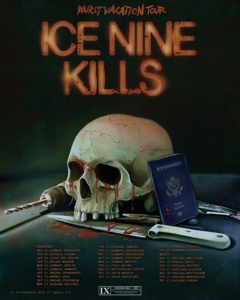 Ice Nine Kills - Wurst Vacation Tour 2023 - Termine