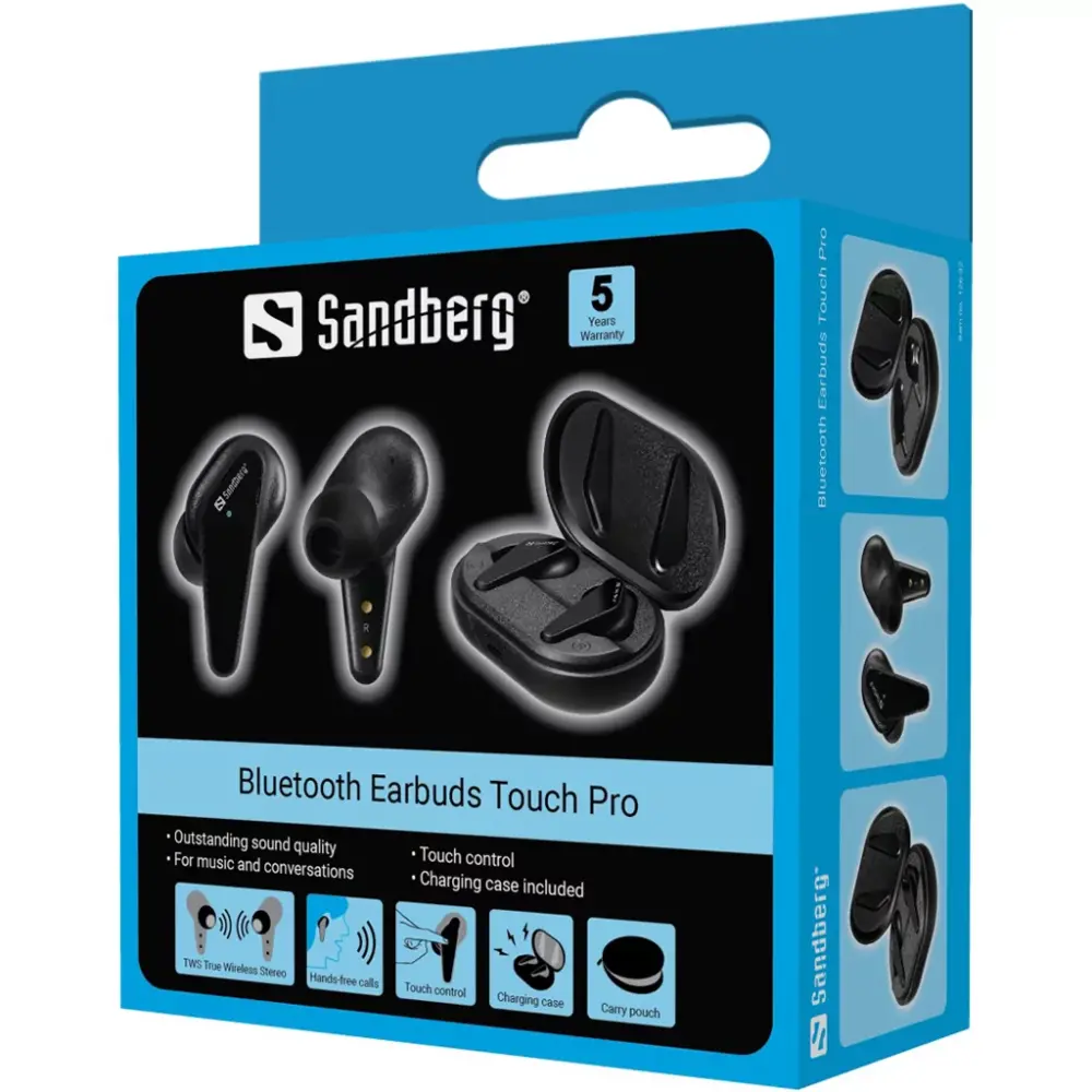 Sandberg A/S – Bluetooth Earbuds Touch Pro