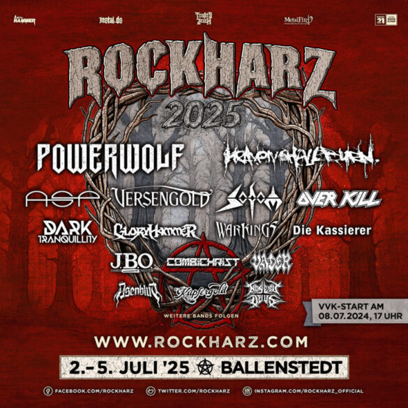 Rockharz 2025 die ersten Bands sind bestätigt und der Vorverkauf läuft