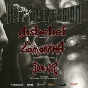 01.11.2024: Hell Confession mit Disbelief, Gomorrha und Soulless