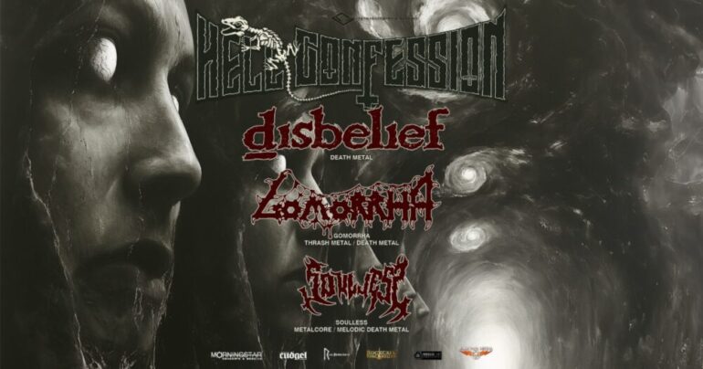 01.11.2024: Hell Confession mit Disbelief, Gomorrha und Soulless