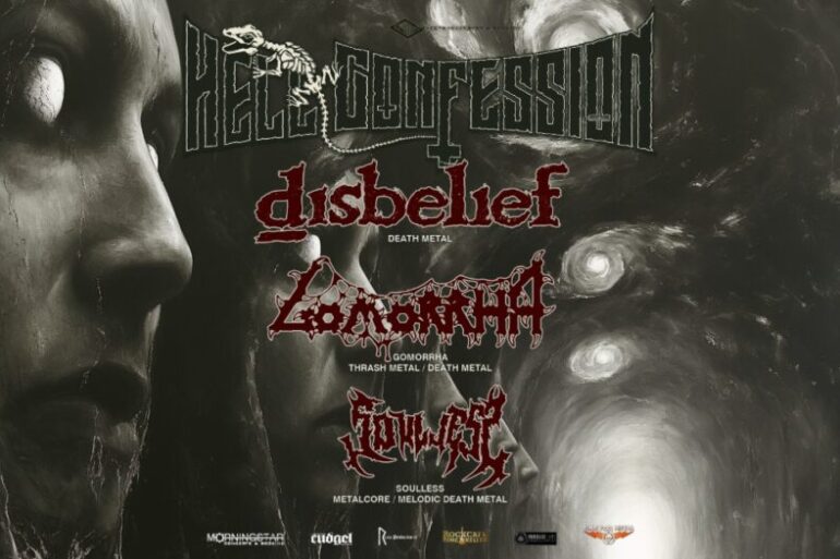 01.11.2024: Hell Confession mit Disbelief, Gomorrha und Soulless