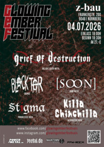 Metalbands beim Glowing Ember Festival in Nürnberg 2026.