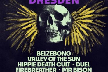 Heavy Psych Sounds Fest Dresden 2026 mit Skull und Flügel-Design.
