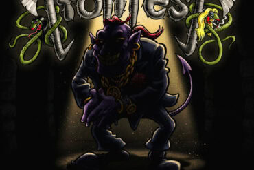 Trollfest Single Cover mit dämonischem Charakter und Metal-Design.